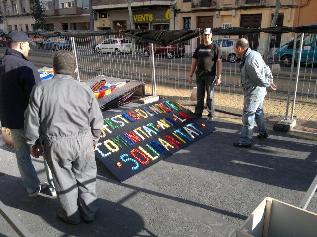La falla Actor Mora, solidaria con Lorena Torres Huerta