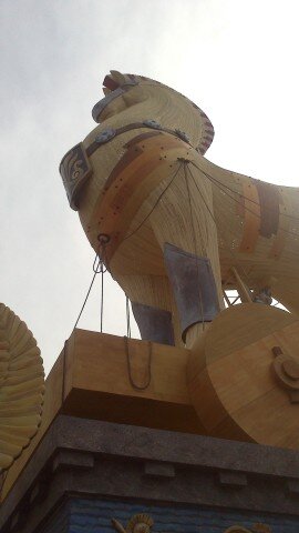 Visita a la falla de Valencia Na Jordana 2013