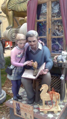 Visita a la falla de Valencia Na Jordana 2013