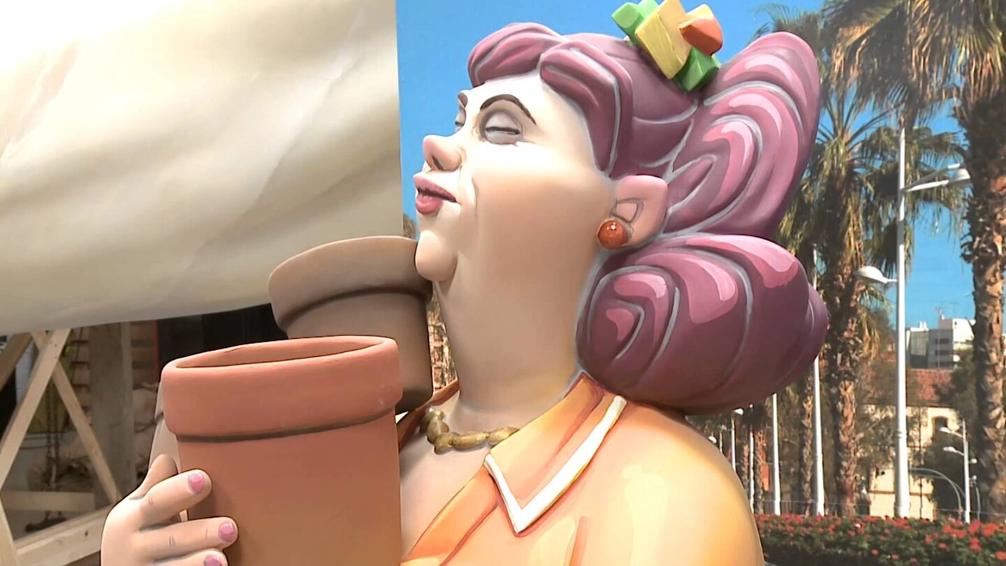 Las Fallas de Valencia en los talleres de los artistas falleros
