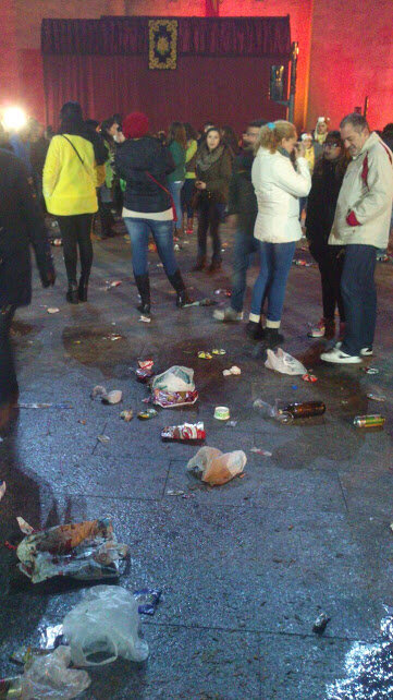 Poco civismo en la Crida de Valencia