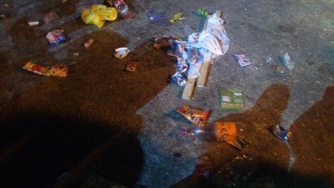 Poco civismo en la Crida de Valencia