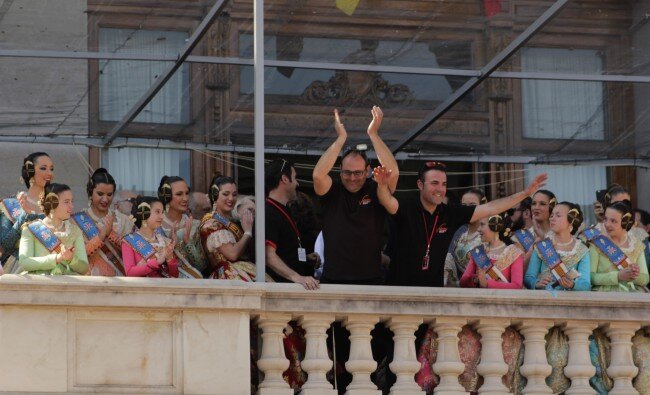 La #mascletà más colorida de las #fallas2015 @valenciacf