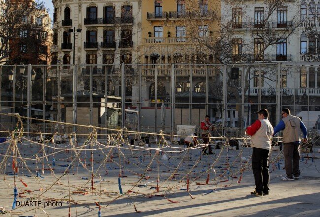 Mascletá del 5 de Marzo pirotecnia María Angustias de Guadix (Granada)
