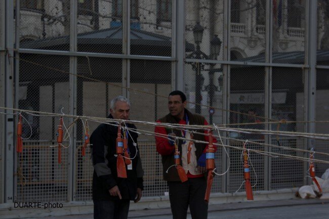 Mascletá del 5 de Marzo pirotecnia María Angustias de Guadix (Granada)