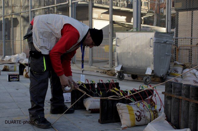 Mascletá del 5 de Marzo pirotecnia María Angustias de Guadix (Granada)