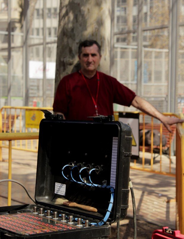 La #mascletà más colorida de las #fallas2015 @valenciacf