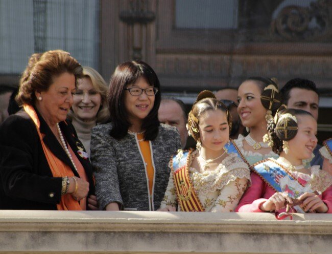 La #mascletà más colorida de las #fallas2015 @valenciacf