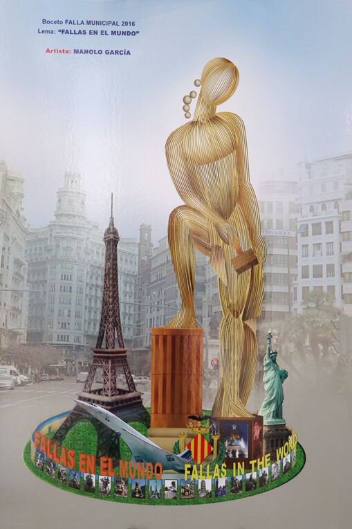Monumentos municipales de las fallas 2016