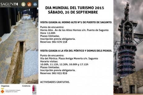Sagunto – Día Mundial del Turismo DMT-2015 – “Sé turista en tu ciudad”.