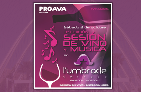 III Sesión de Vino y Música en la terraza de L´Umbracle