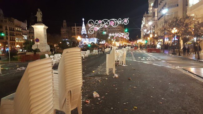 Una cabarlgata de Reyes de Valencia desangelada y sosa