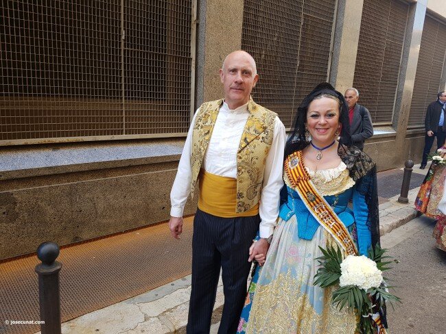 La Ofrenda de las Fallas 2017, uno de los actos más emotivos de las fiestas, vive hoy su primera jornada