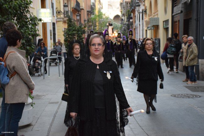 Els miracles de San Vicente Ferrer procesión del altar del Carmen y del Mercat