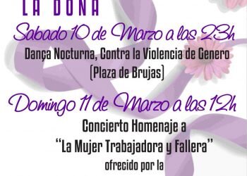 Falla Linterna Na Robella homenaje a la dona