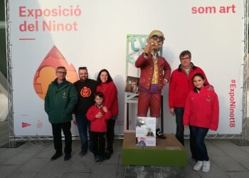 El periodista Ferran Garrido protagonista del Ninot de la Exposición de la falla Humanista Mariner