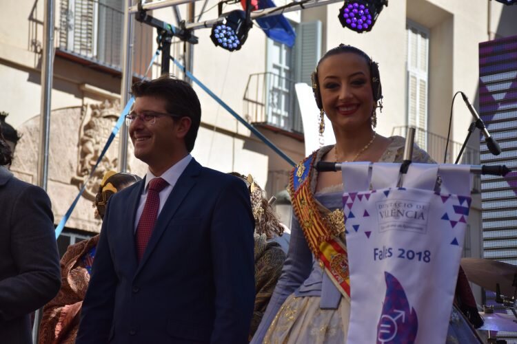 La Diputació de València celebra su tradicional recepción fallera