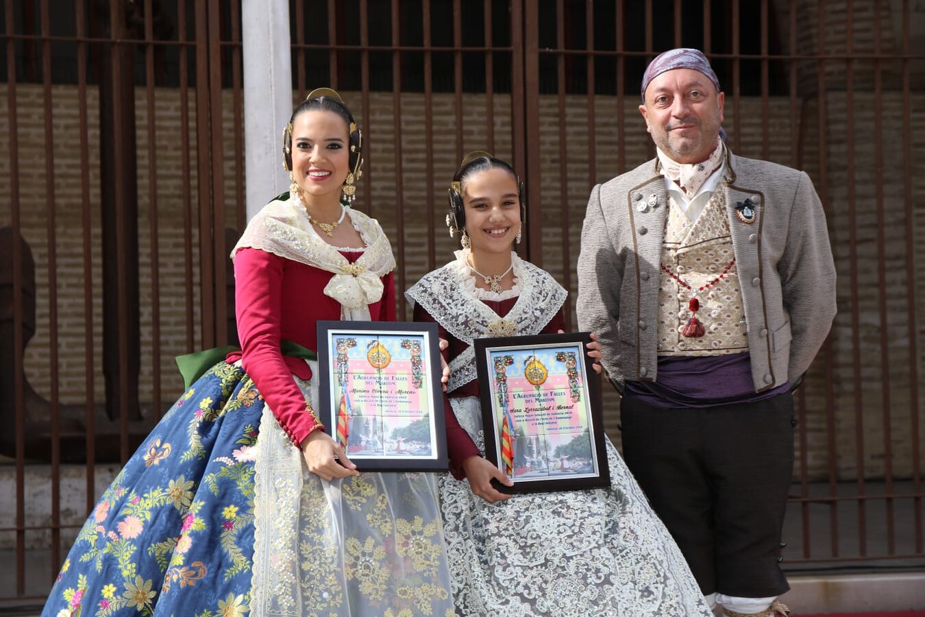 El Marítimo realizó su homenaje a la Senyera