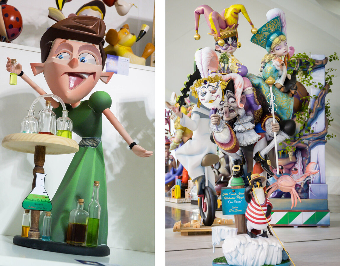 Una figura dedicada a Marie Curie y una escena sobre el cambio climático ganan el ‘Premi Divulgació Científica’ y ‘Premi Sostenibilitat’ de la Ciutat de les Arts i les Ciències