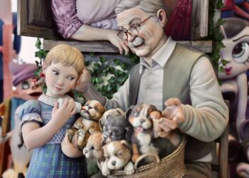 El ninot de Almirante Cadarso – Conde Altea es indultado por los visitantes de la Exposición del Ninot 2021