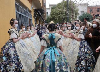 Malachite es el color que ha escogido la Fallera Mayor Infantil de València, Nerea López Maestre
