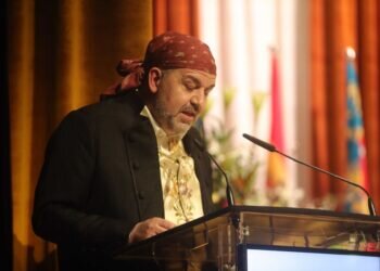 Discurso de Salvador Doménech, mantenedor de la Fallera Mayor Infantil de València y su Corte